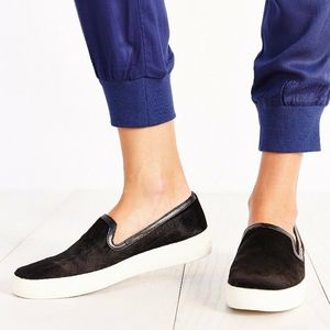 SAM EDELMAN calf hair slip on slides (7)